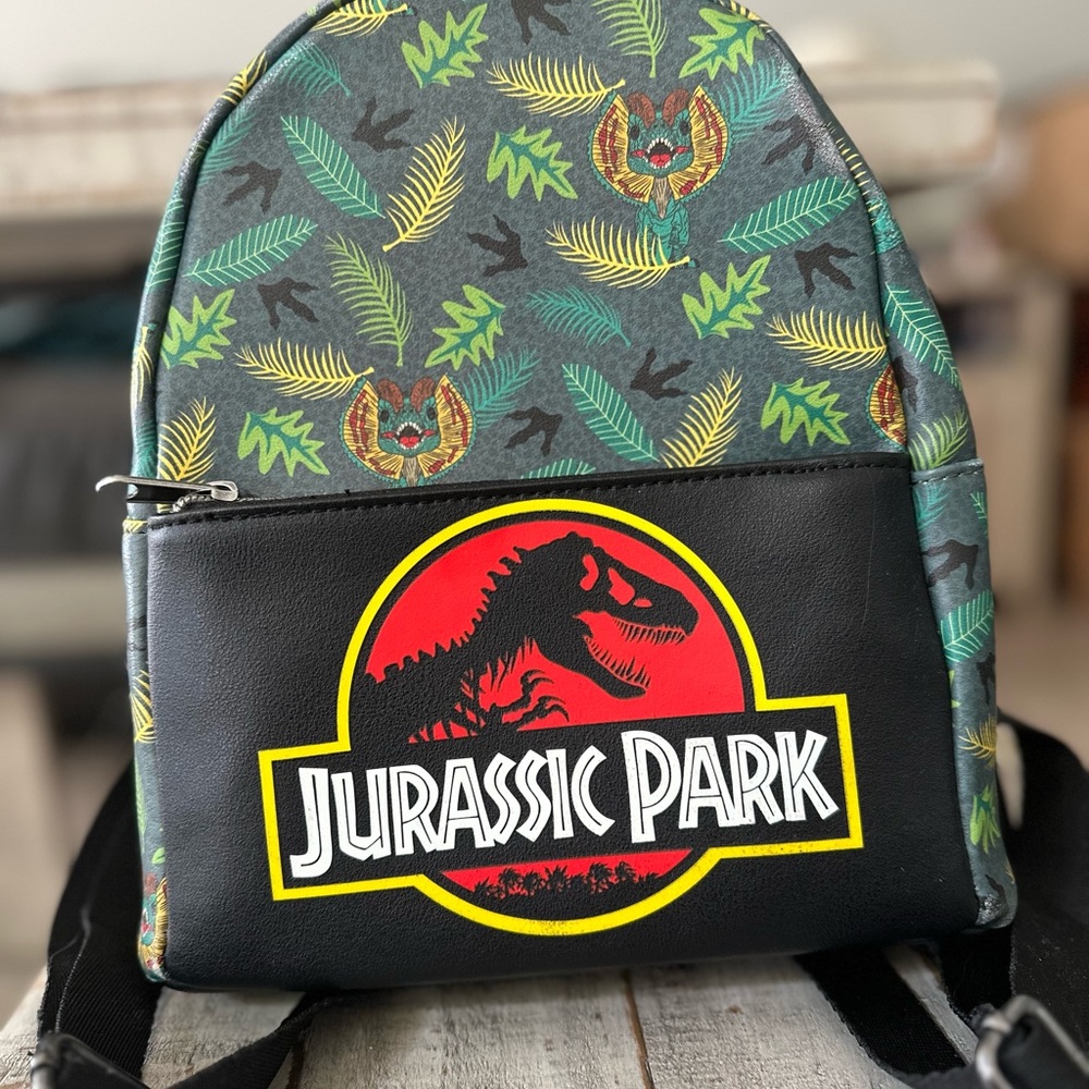 Funko Black and Green Jurassic Park Backpack